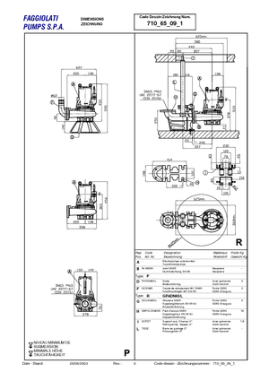 Pompe fognarie Faggiolati G 209 T3C3-L30AA0