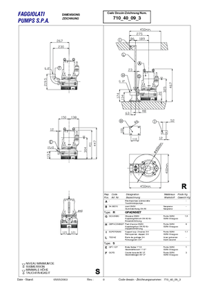 Pompe fognarie Faggiolati G 209 T6D2-J7AA0