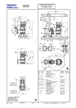 Pompe fognarie Faggiolati G 210 R3C1-M30AA2