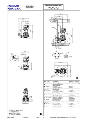 Pompe fognarie Faggiolati G 271 T6D2-J6AA0