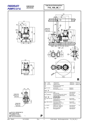 Pompe fognarie Faggiolati G 409 T1M2-P90AA0