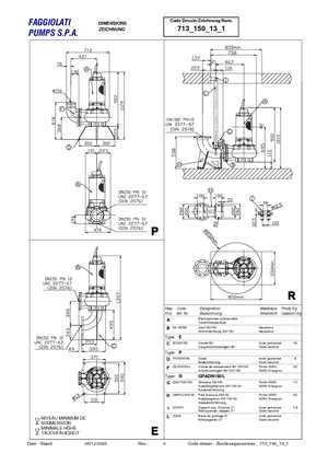Pompe fognarie Faggiolati G 413 R1M3-S100AA2