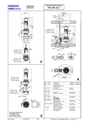 Pompe fognarie Faggiolati G 420 R2C2-T102AA2
