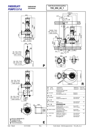 Pompe fognarie Faggiolati G 620 R3C2-V105AA2