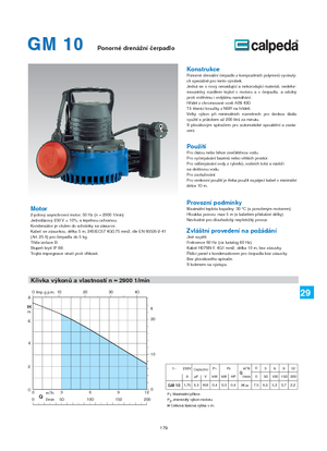 Pompe fognarie Calpeda GM 10 QM