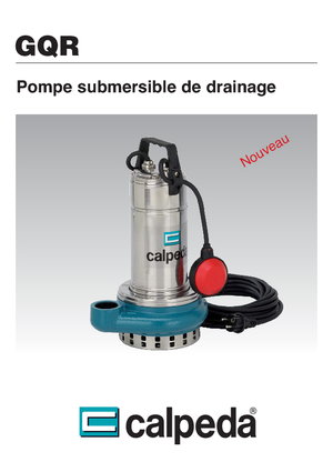 Pompe fognarie Calpeda GQR 10-16