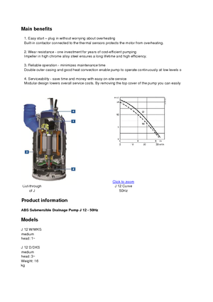 Pompe fognarie ABS-Pumpen J 12 D