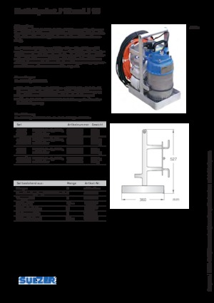 Pompe fognarie Sulzer J 15 D/KS
