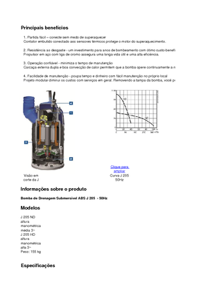 Pompe fognarie ABS-Pumpen J 205 ND