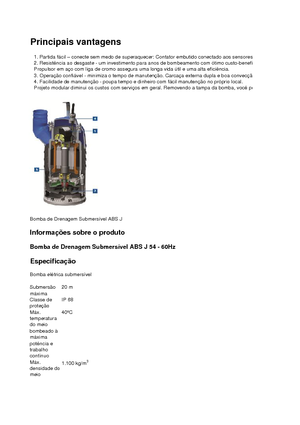 Pompe fognarie ABS-Pumpen J 54 LD direkt
