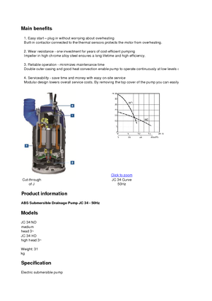 Pompe fognarie ABS-Pumpen JC 34 HD