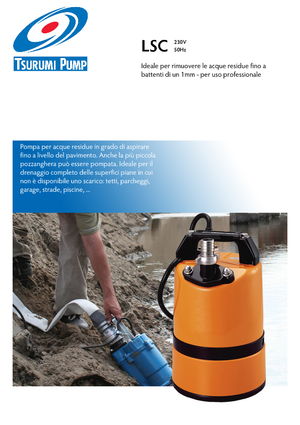 Pompe fognarie Tsurumi-Pumpen LSC1.4S2