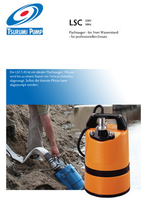 Pompe fognarie Tsurumi-Pumpen LSC1.4S2