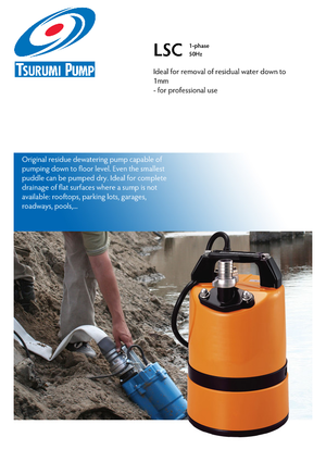 Pompe fognarie Tsurumi-Pumpen LSC1.4S2