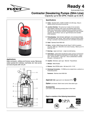 Pompe fognarie Flygt-Pumpen Ready 4