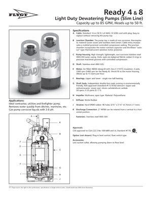 Pompe fognarie Flygt-Pumpen Ready 8