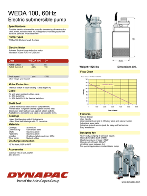 Pompe fognarie WEDA Weda 100