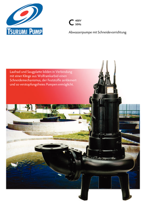 Pompe autoadescanti per acque torbide Tsurumi-Pumpen 80C21.5