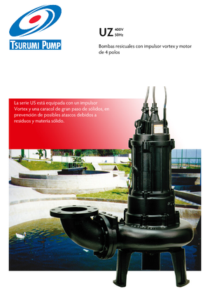 Pompe autoadescanti per acque torbide Tsurumi-Pumpen 80UZ47.5