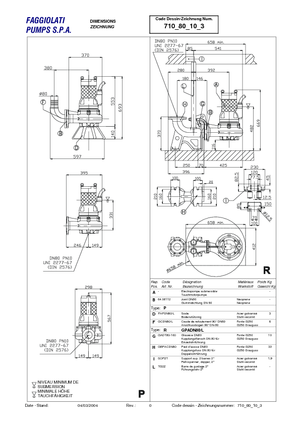 Pompe autoadescanti per acque torbide Faggiolati G 210 R3V1-M50AA2