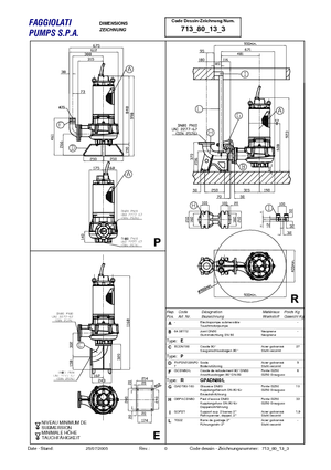 Pompe autoadescanti per acque torbide Faggiolati G 213 R3V4-M80AA2