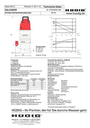 Pompe autoadescanti per acque torbide Grindex Salvador D