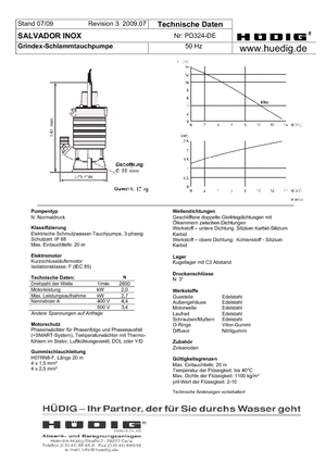Pompe autoadescanti per acque torbide Grindex Salvador D Inox