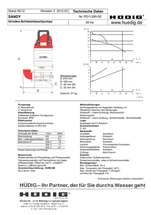 Pompe autoadescanti per acque torbide Grindex Sandy H