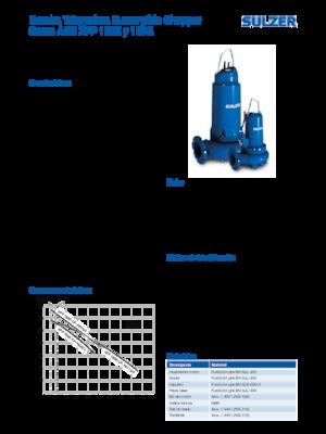 Pompe autoadescanti per acque torbide Sulzer XFP 100 E CP 1