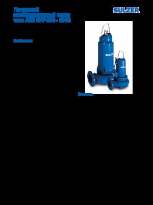 Pompe autoadescanti per acque torbide Sulzer XFP 101 G VX 6