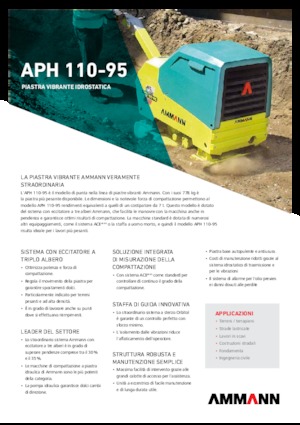 Piastre vibranti reversibili Ammann APH 110-95 Totmann
