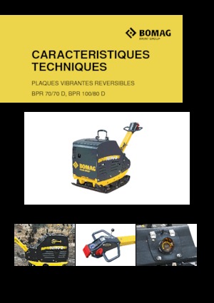 Piastre vibranti reversibili Bomag BPR 70/70 D