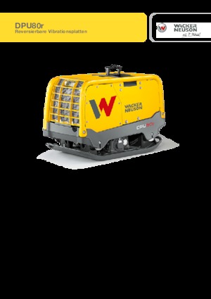 Piastre vibranti reversibili Wacker Neuson DPU80r Lem 770