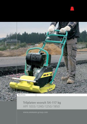 Piastre vibranti monodirezionali Ammann APF 1240