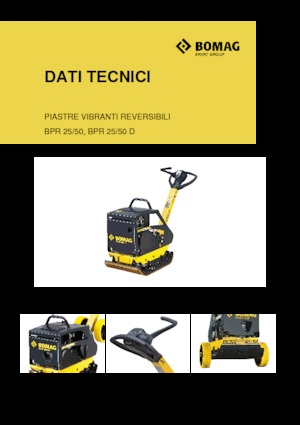 Piastre vibranti reversibili Bomag BPR 25/50