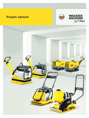Piastre vibranti monodirezionali Wacker Neuson WP1550Aw