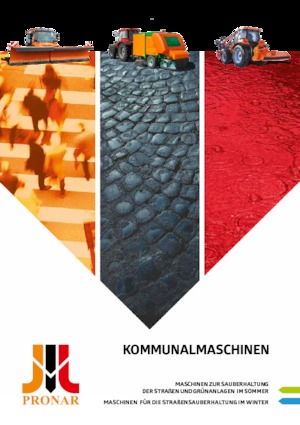 Spazzatrici stradali a rimorchio Pronar ZMC 2.0