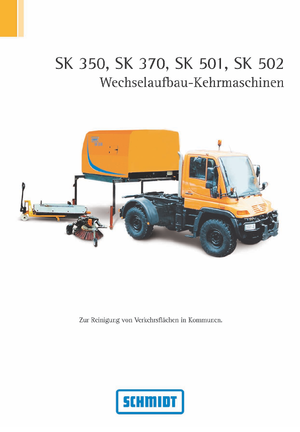 Autocarri spazzatrici duali Schmidt SK 370 L