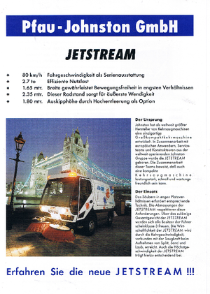 Autocarri spazzatrici con aspirazione a destra Pfau-Johnston KSA 625