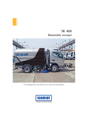 Autocarri spazzatrici con aspirazione a destra Schmidt SK 400