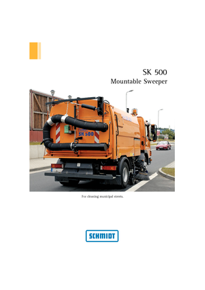 Autocarri spazzatrici con aspirazione a destra Schmidt SK 500