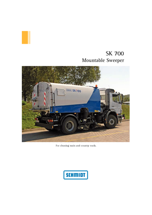 Autocarri spazzatrici con aspirazione a destra Schmidt SK 700