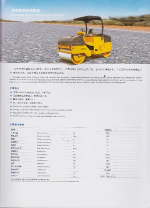 Compattatori stradali vibranti tandem Changlin 8065L