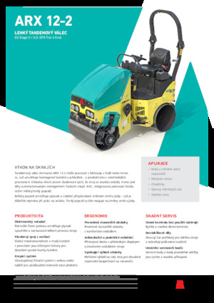 Compattatori stradali vibranti tandem Ammann ARX 12-2
