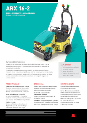 Compattatori stradali vibranti tandem Ammann ARX 16-2