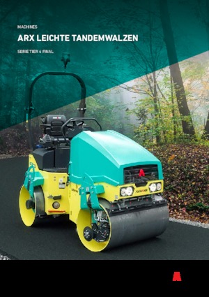 Compattatori stradali vibranti tandem Ammann ARX 12 T4f