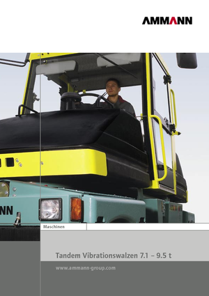 Compattatori stradali vibranti tandem Ammann AV 95 N