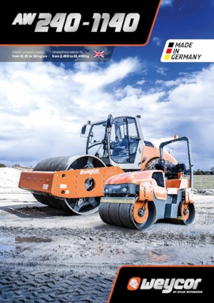 Compattatori stradali vibranti tandem weycor AW 300