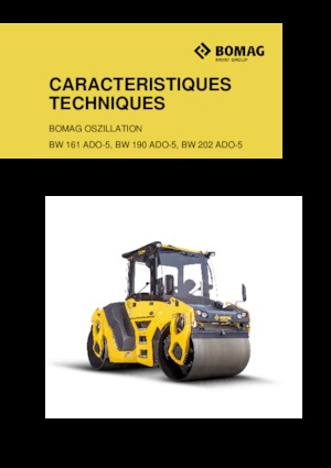 Compattatori stradali vibranti tandem Bomag BW 202 ADO-5