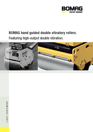 Compattatori stradali vibranti tandem Bomag BW 65 H E-Start